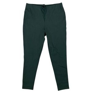 Joules Forest Green High Rise Stretch Leggings Pull On 12 NWT